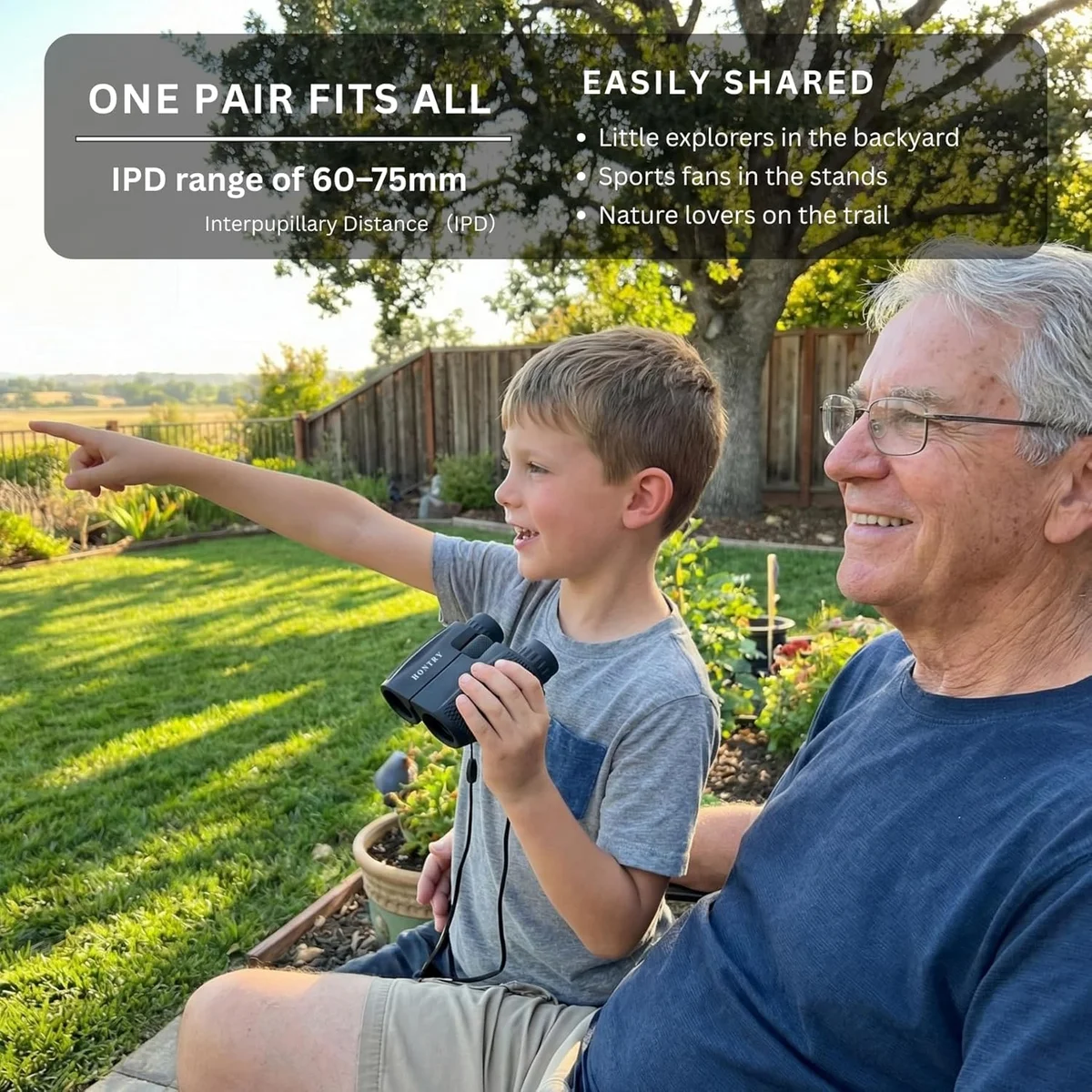 Hontry 10x25 Compact — accessories