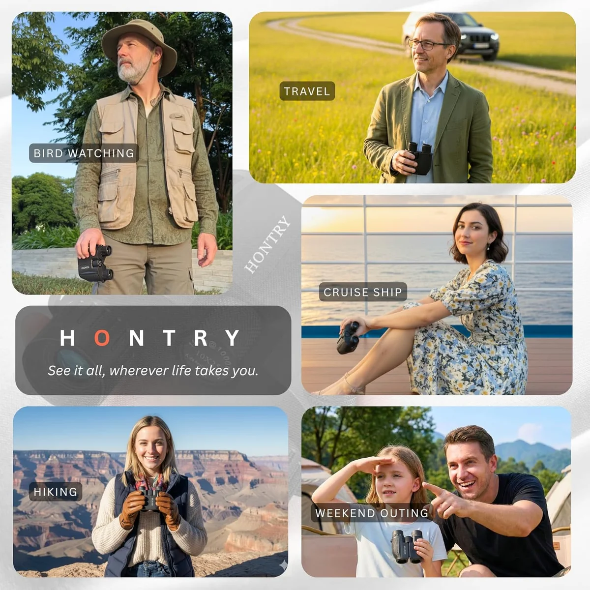 Hontry 10x25 Compact